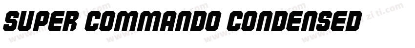Super Commando Condensed字体转换